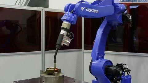 国产电焊机器人编程视频